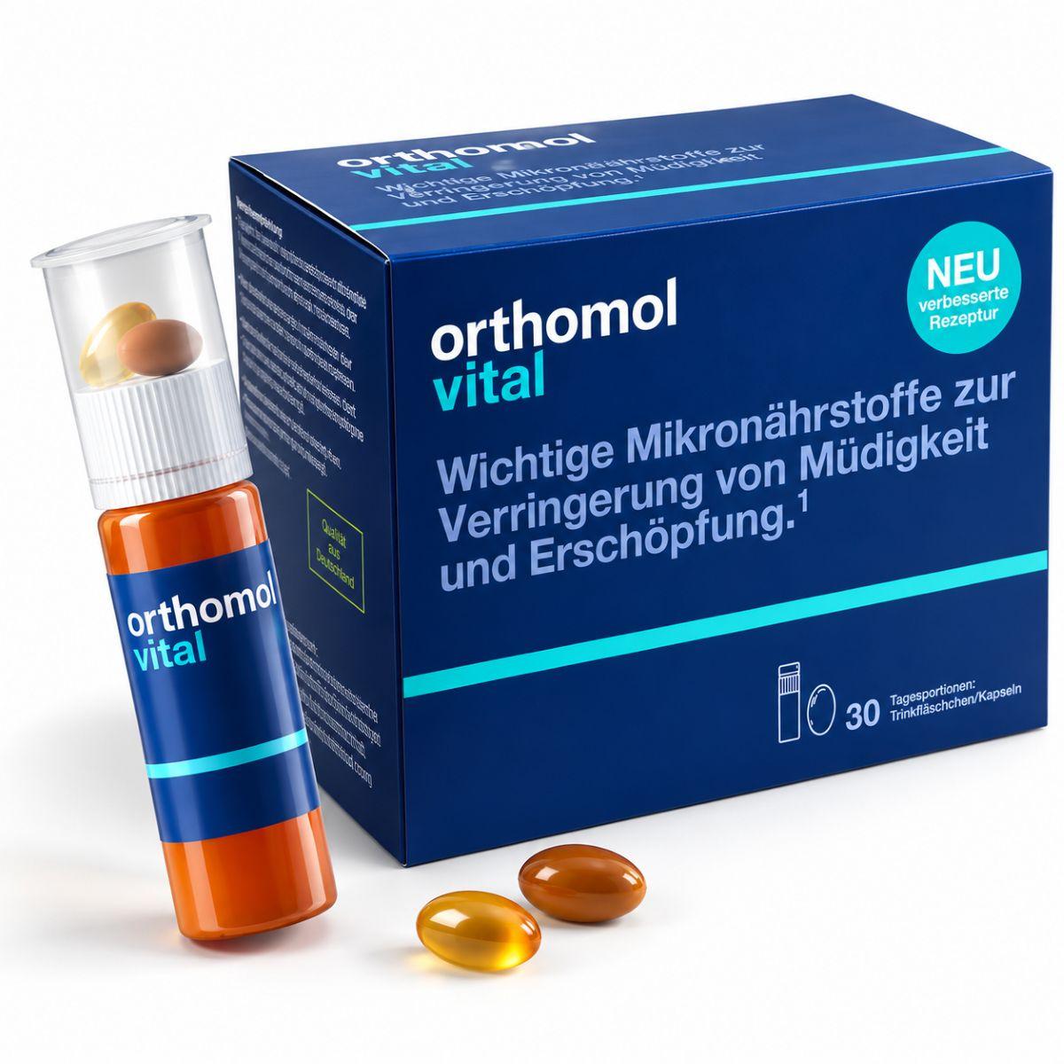 Orthomol Vital (питна суспензія-капсули), 7 днів