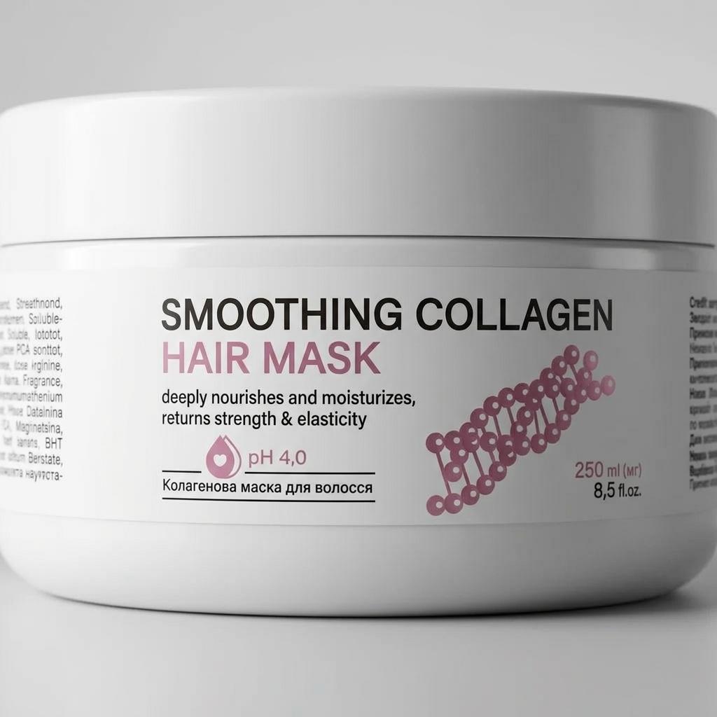 Колагенова маска для волосся MY COSM Smoothing Collagen Hair Mask, 10 мл