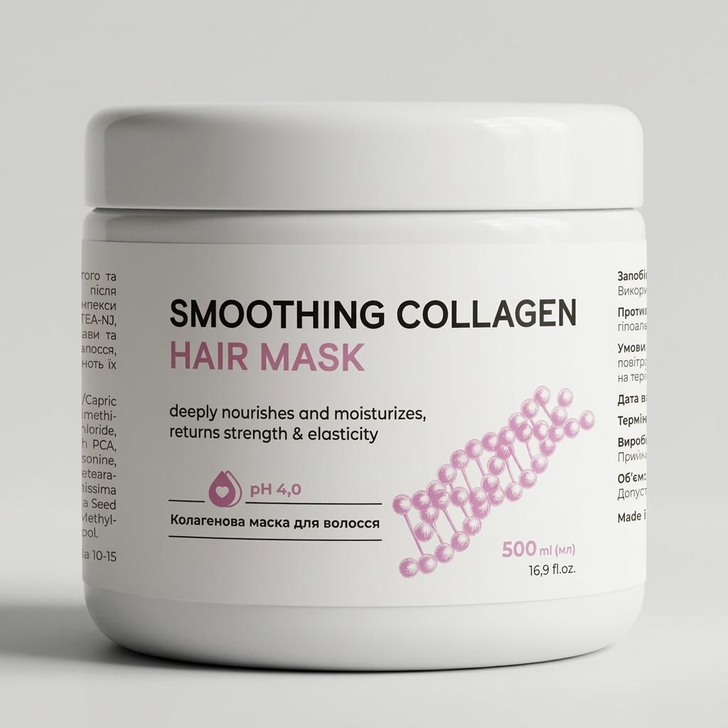 Колагенова маска для волосся MY COSM Smoothing Collagen Hair Mask, 10 мл