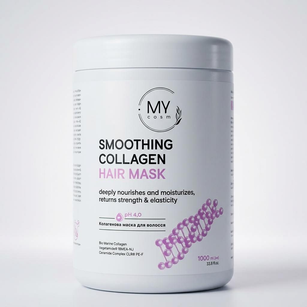 Колагенова маска для волосся MY COSM Smoothing Collagen Hair Mask, 10 мл