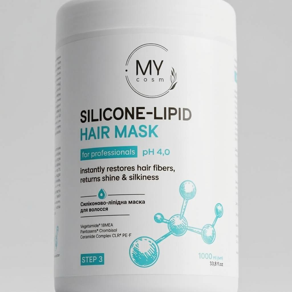 Силіконово-ліпідна маска для волосся MY COSM Hair Mask SILICONE-LIPID [Step 3], 10 мл