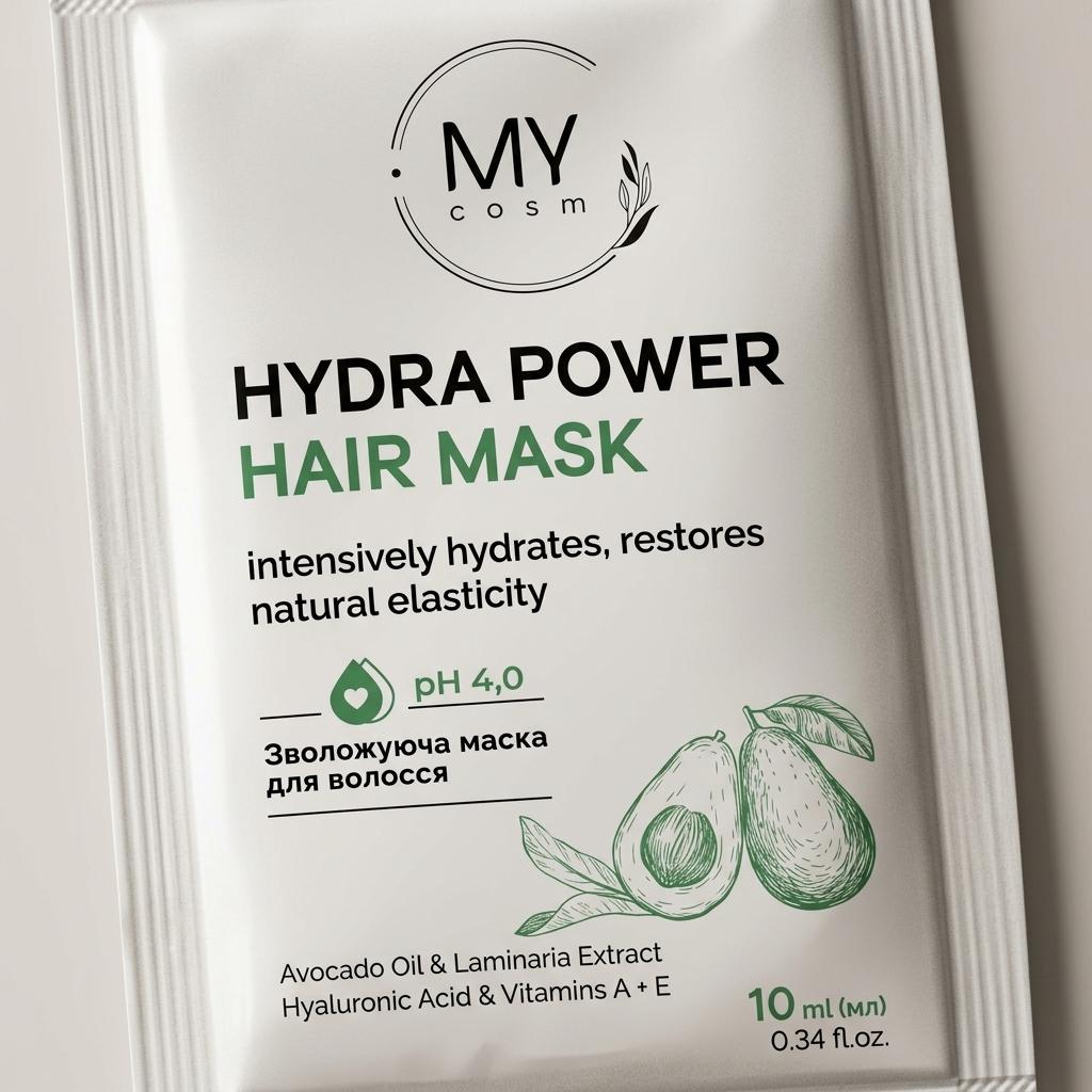 Зволожувальна маска для волосся MY COSM Hydra Power Hair Mask, 10 мл