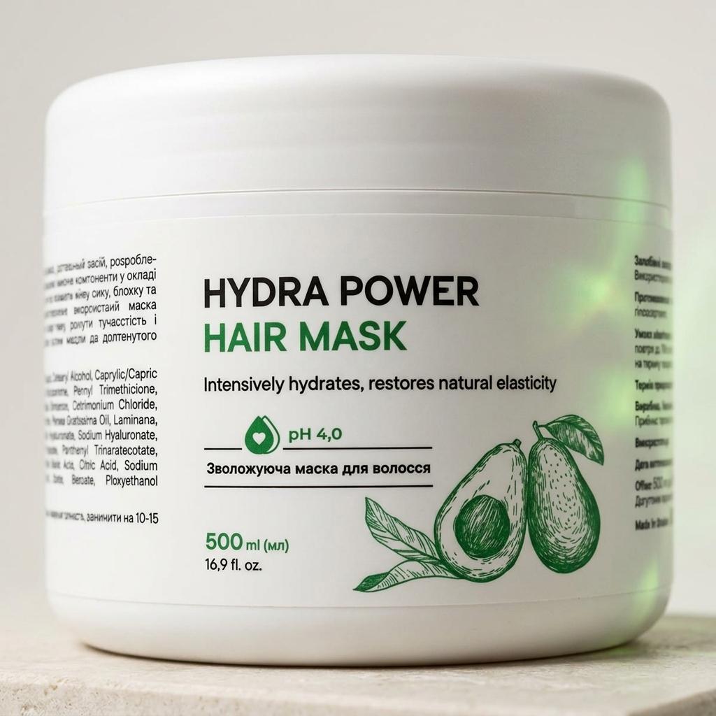 Зволожувальна маска для волосся MY COSM Hydra Power Hair Mask, 10 мл