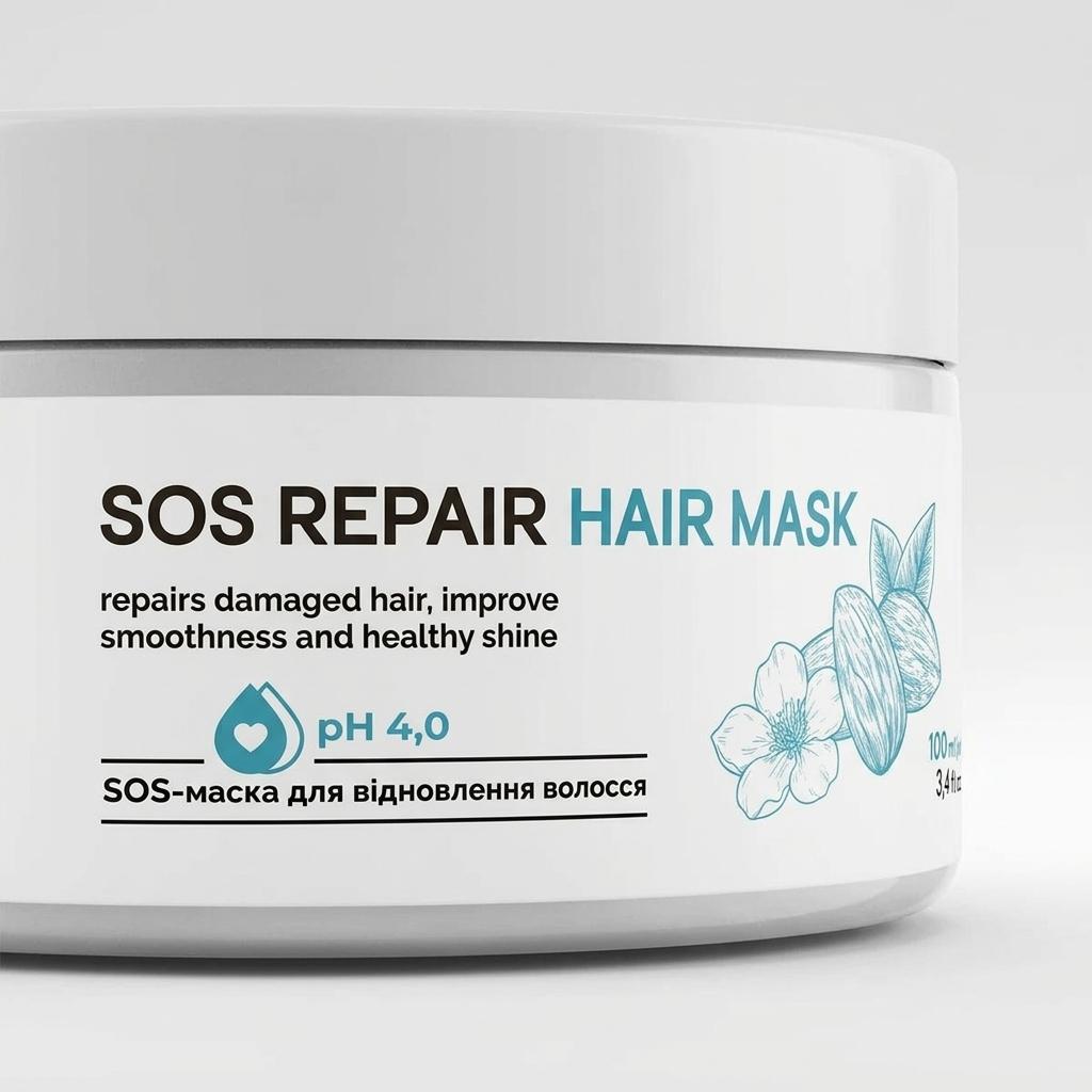 Маска для відновлення волосся MY COSM SOS-repair Hair Mask, 10 мл