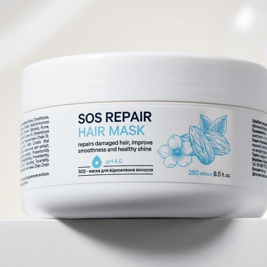 Маска для відновлення волосся MY COSM SOS-repair Hair Mask, 10 мл