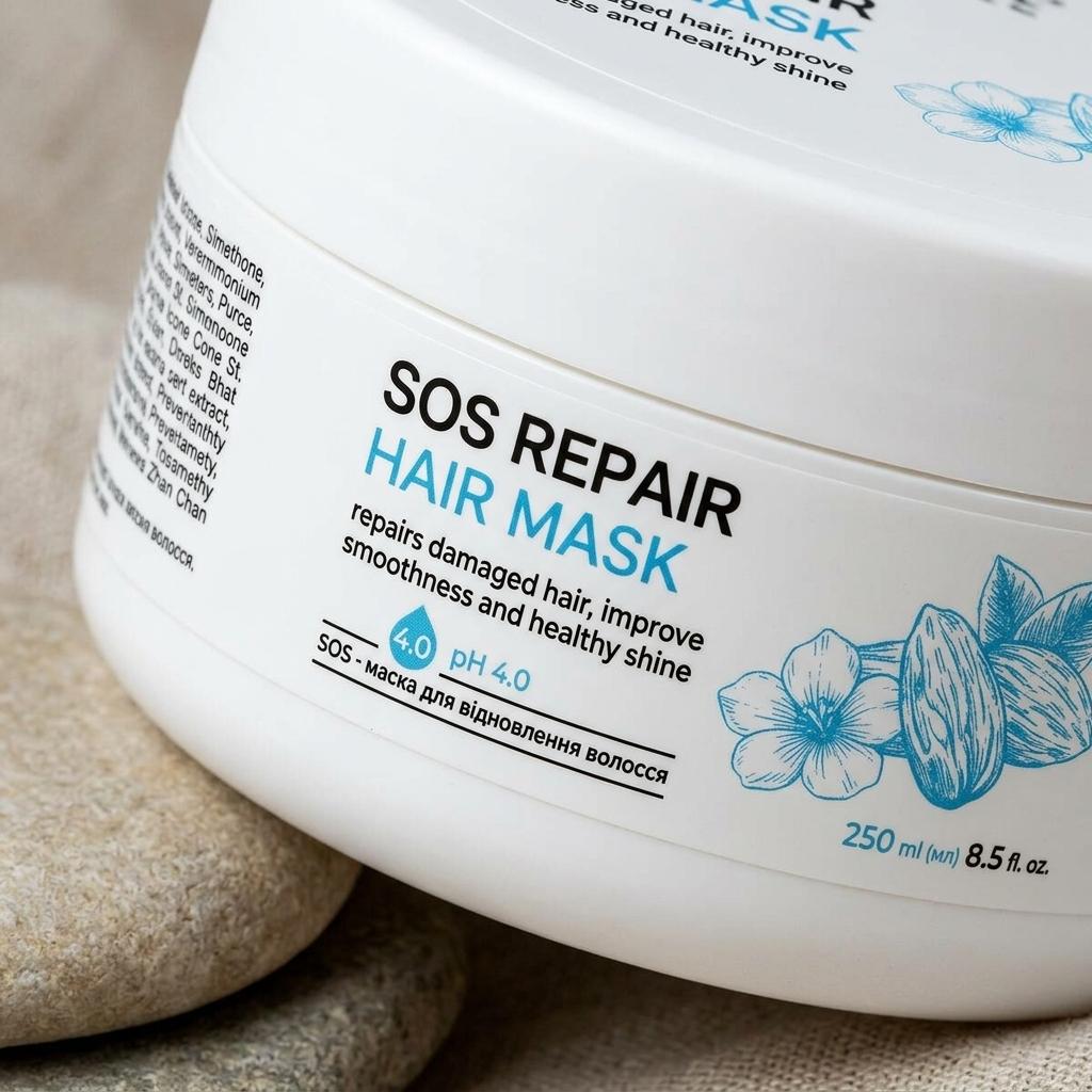 Маска для відновлення волосся MY COSM SOS-repair Hair Mask, 10 мл