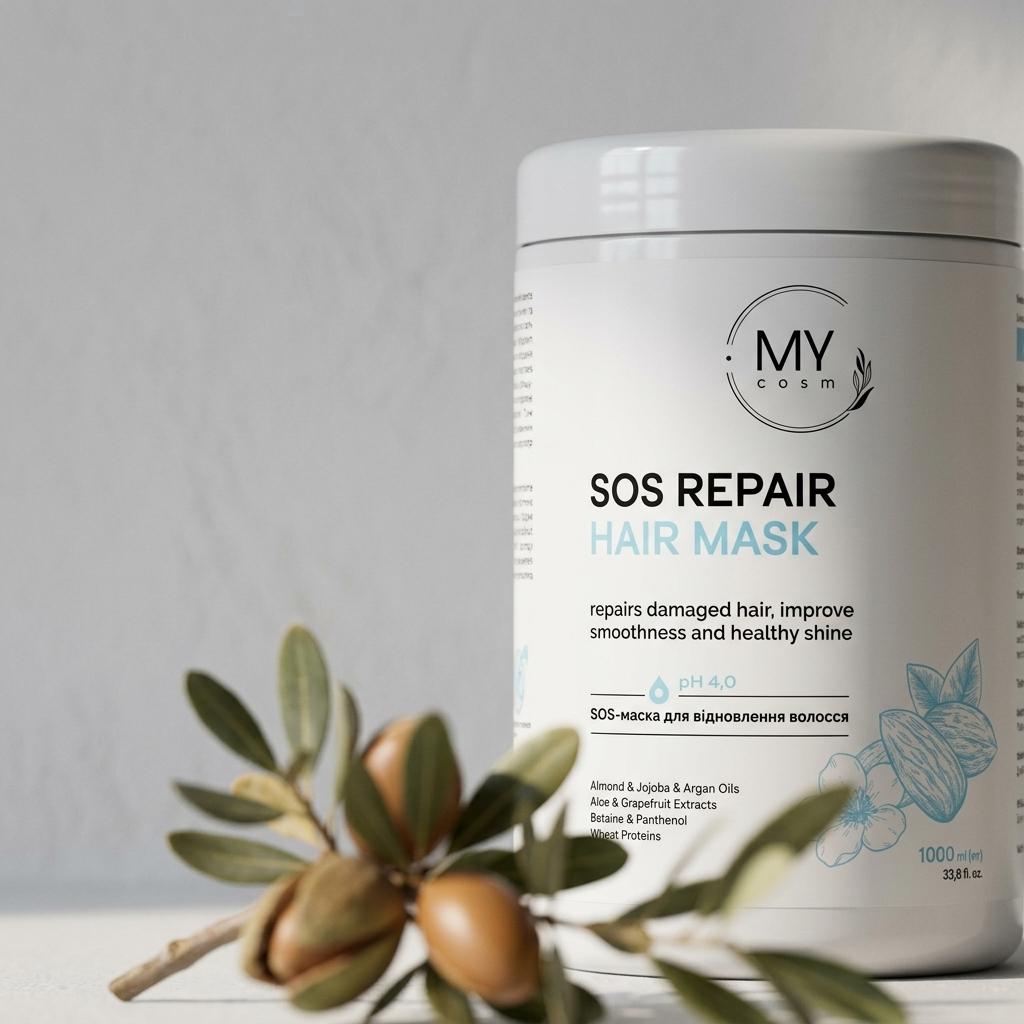 Маска для відновлення волосся MY COSM SOS-repair Hair Mask, 10 мл