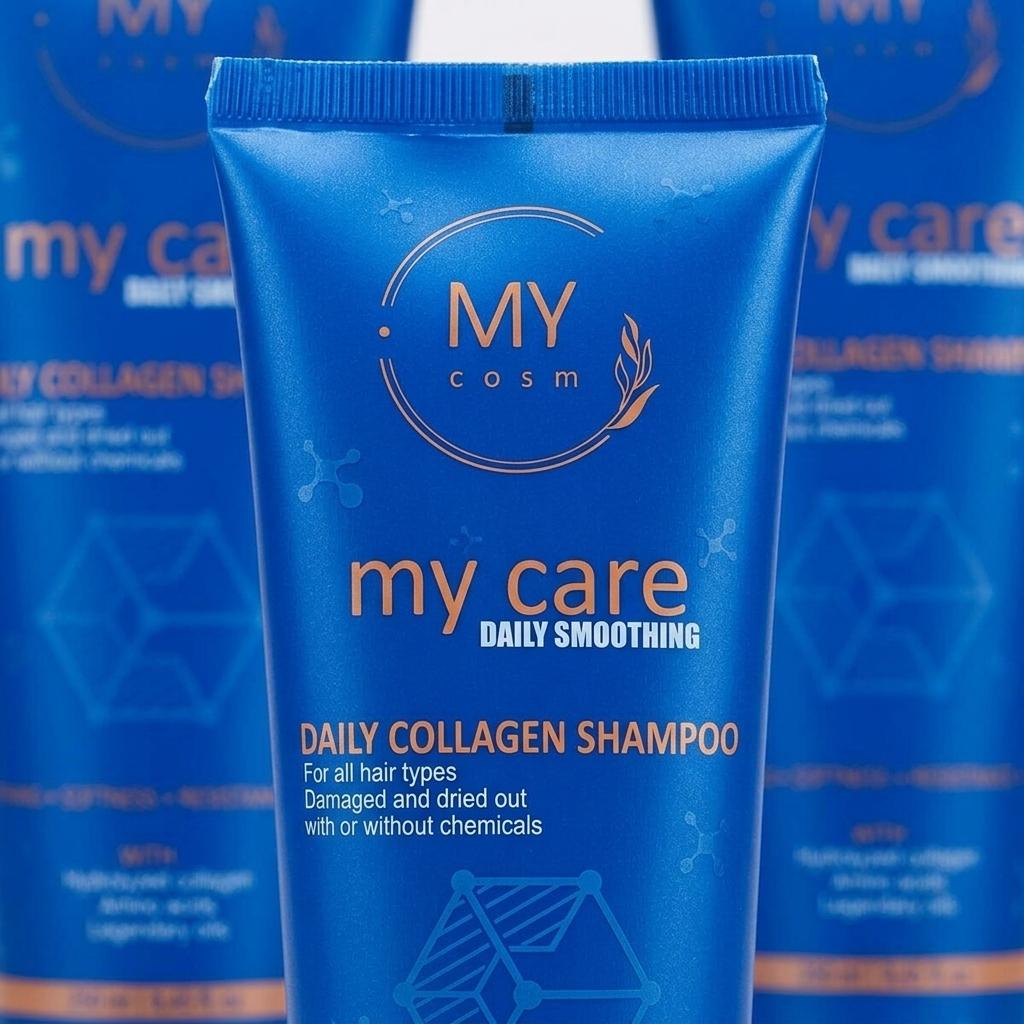 Розгладжувальний шампунь MY COSM My Care Daily Smoothing Collagen Shampoo, 250 мл