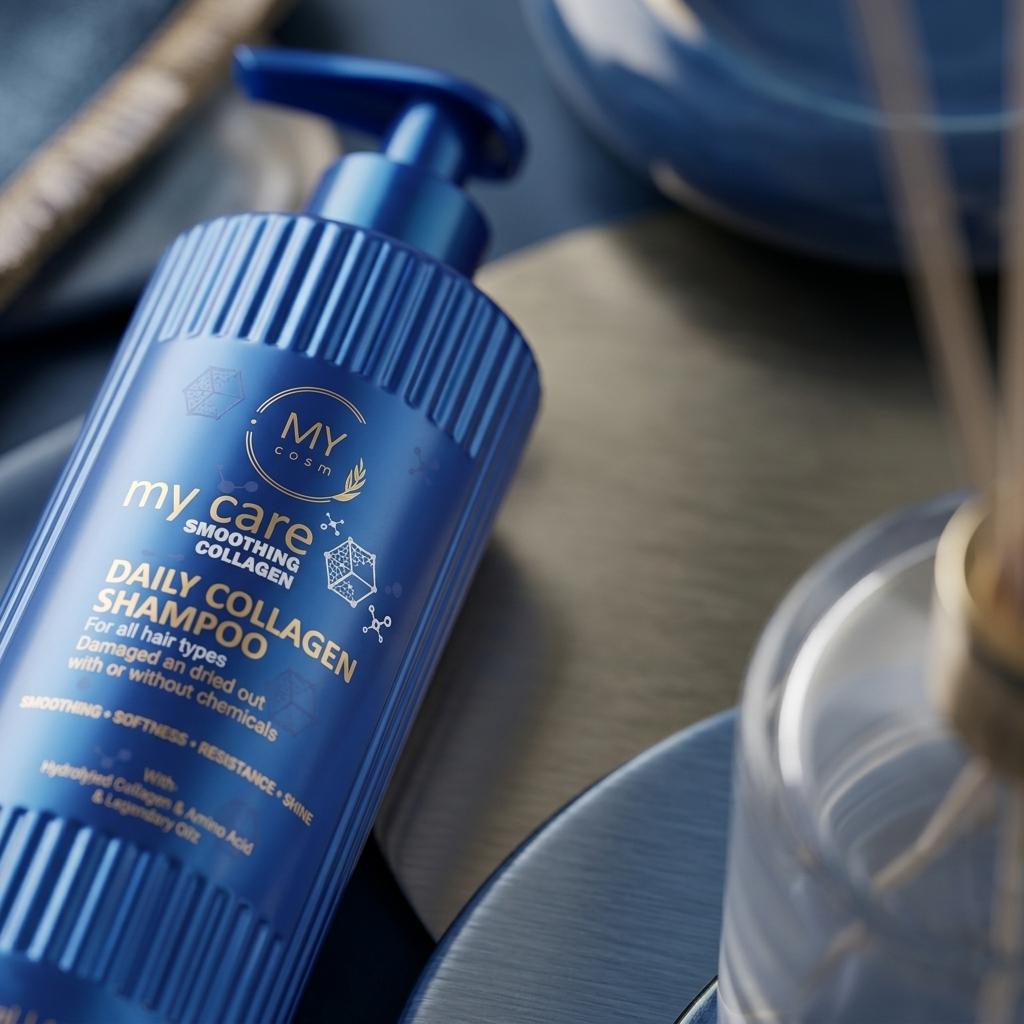 Розгладжувальний шампунь MY COSM My Care Daily Smoothing Collagen Shampoo, 250 мл