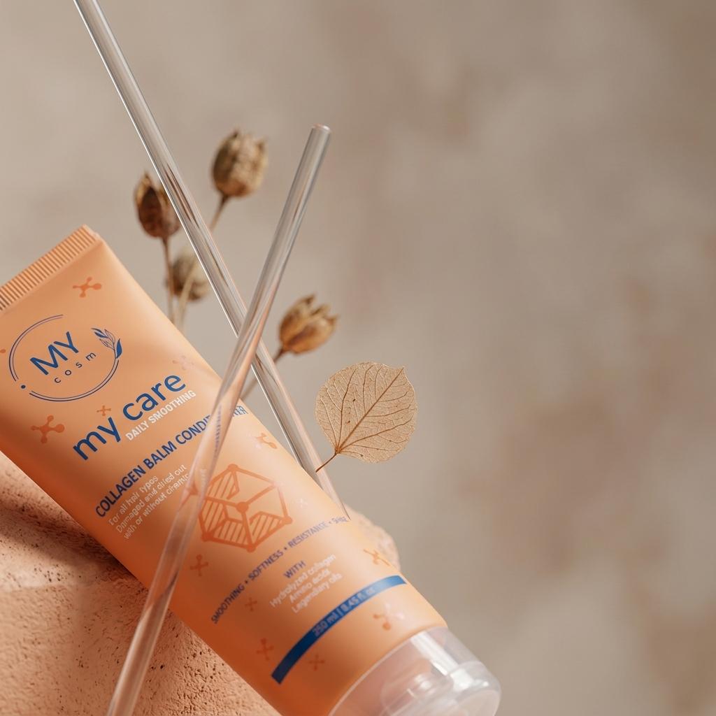 Колагеновий кондиціонер для волосся MY COSM My Care Daily Smoothing Collagen Balm Conditioner, 250 мл