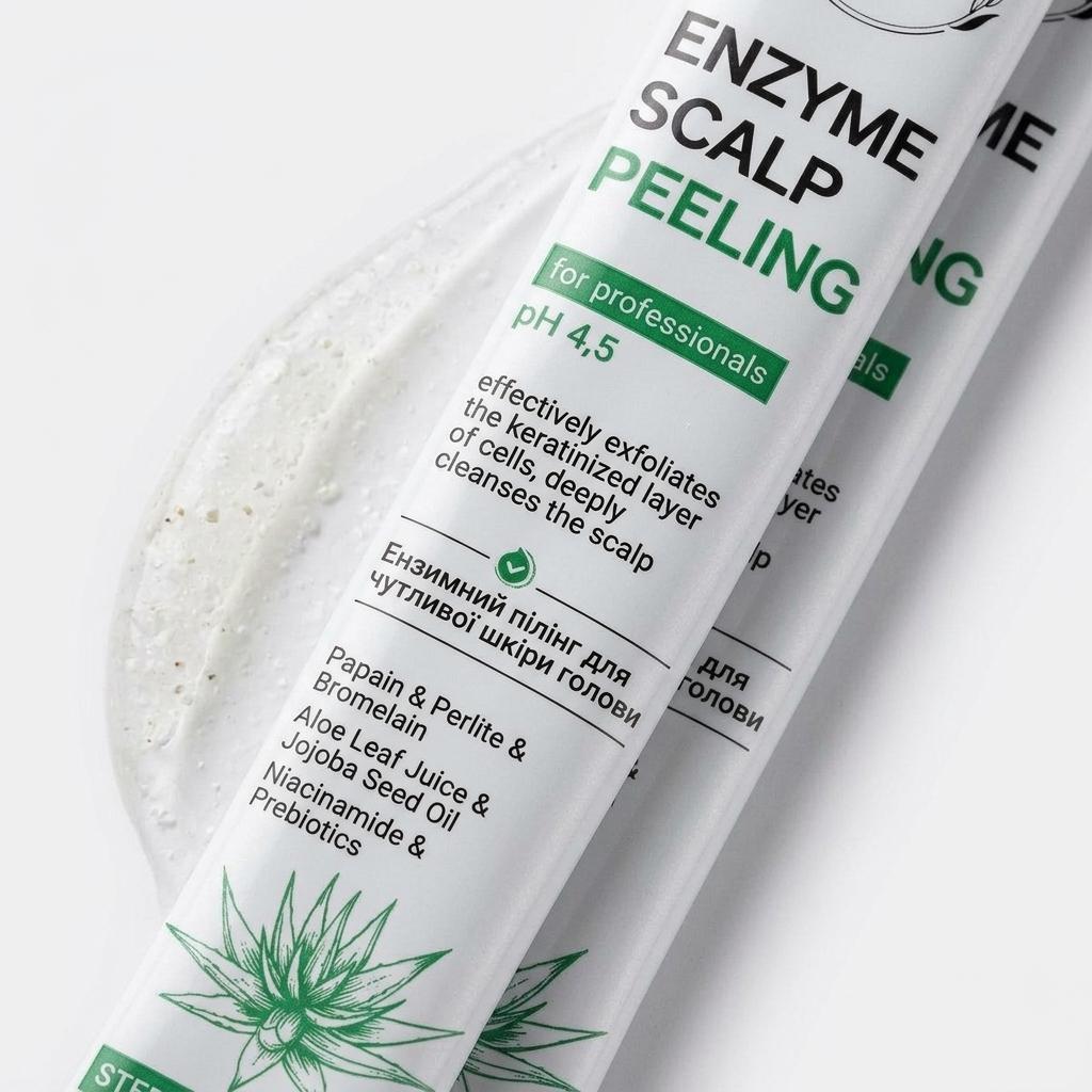 Ензимний пілінг для чутливої шкіри голови MY COSM Enzyme Scalp Peeling for PROF, 15 мл
