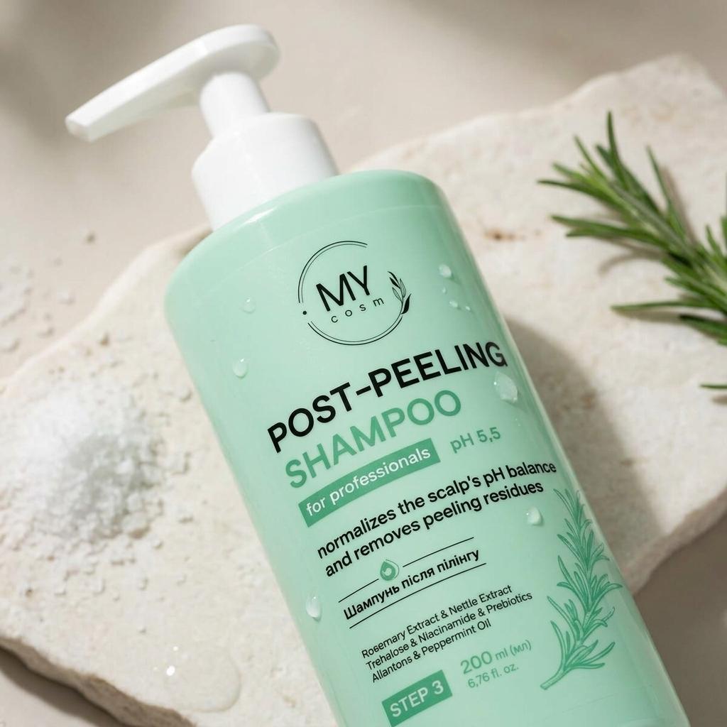 Шампунь для волосся після пілінгу MY COSM Post-Peeling Shampoo pH 5,5, 200 мл