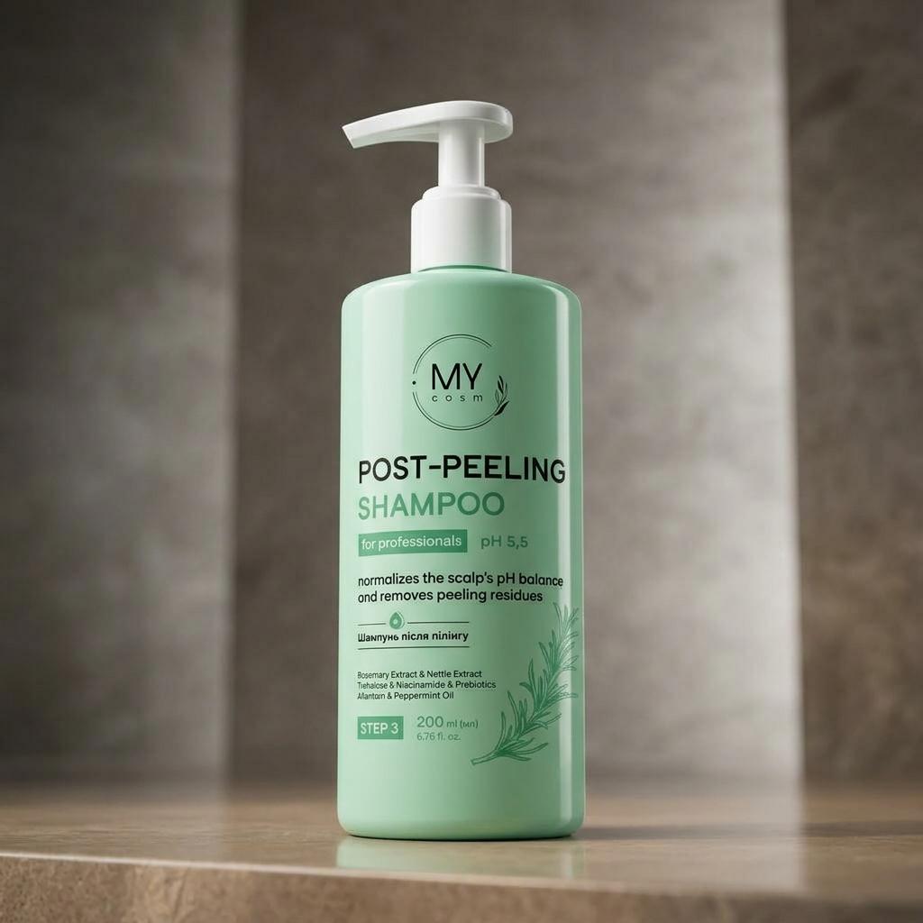 Шампунь для волосся після пілінгу MY COSM Post-Peeling Shampoo pH 5,5, 200 мл