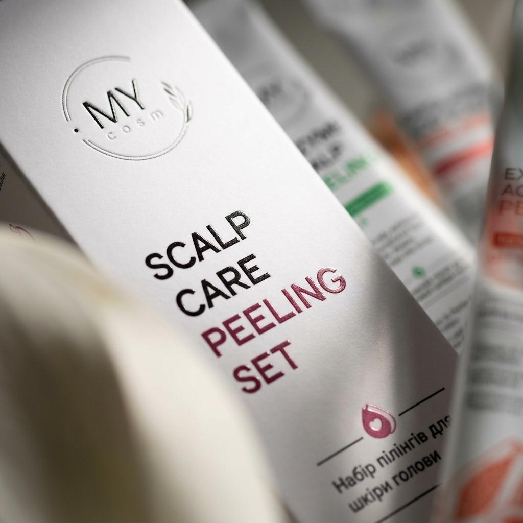 Набір пілінгів для шкіри голови MY COSM Scalp Care Peeling Set, 6×15 мл