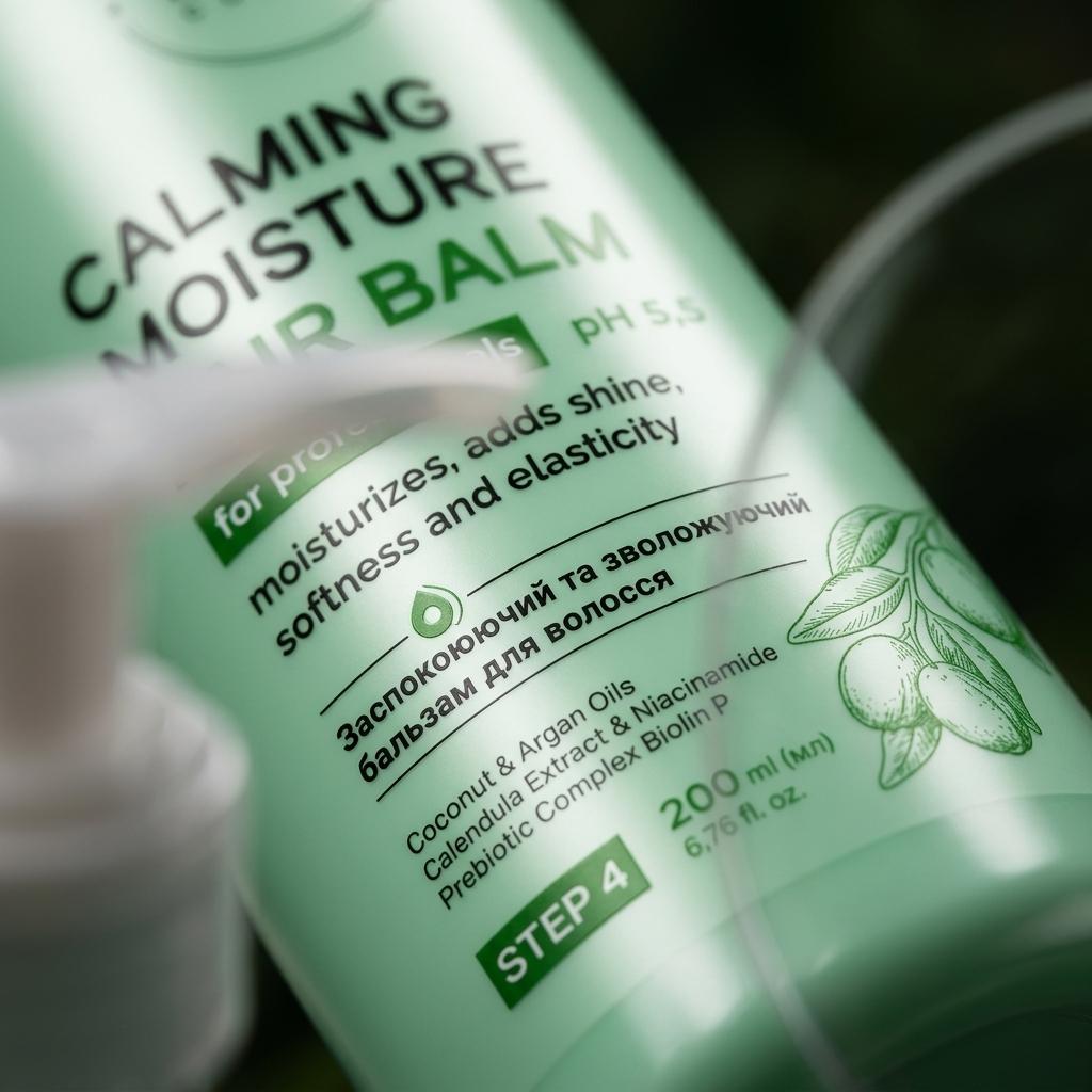 Заспокійливий та зволожувальний бальзам для волосся MY COSM Calming Moisture Hair Balm for PROF, 200 мл