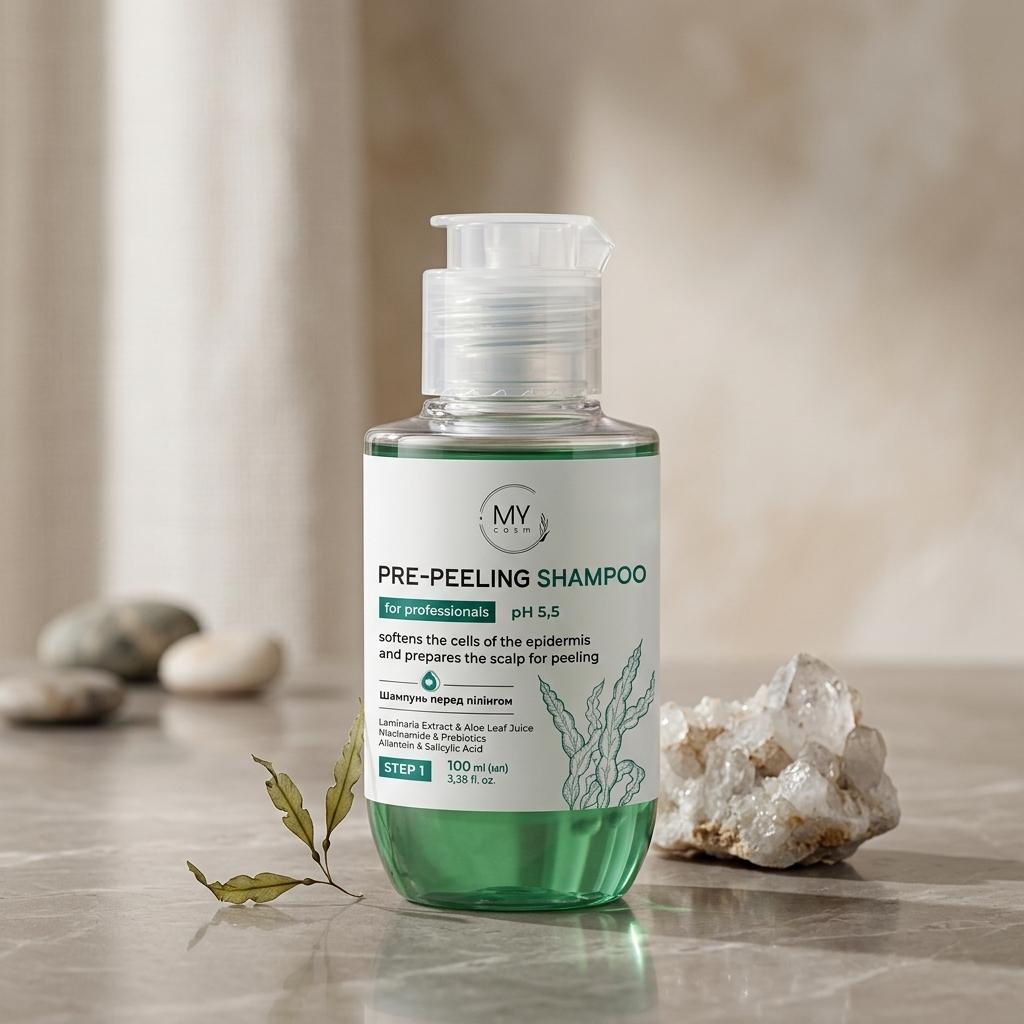 Шампунь для волосся перед пілінгом MY COSM Pre-peeling Shampoo pH 5,5, 100 мл