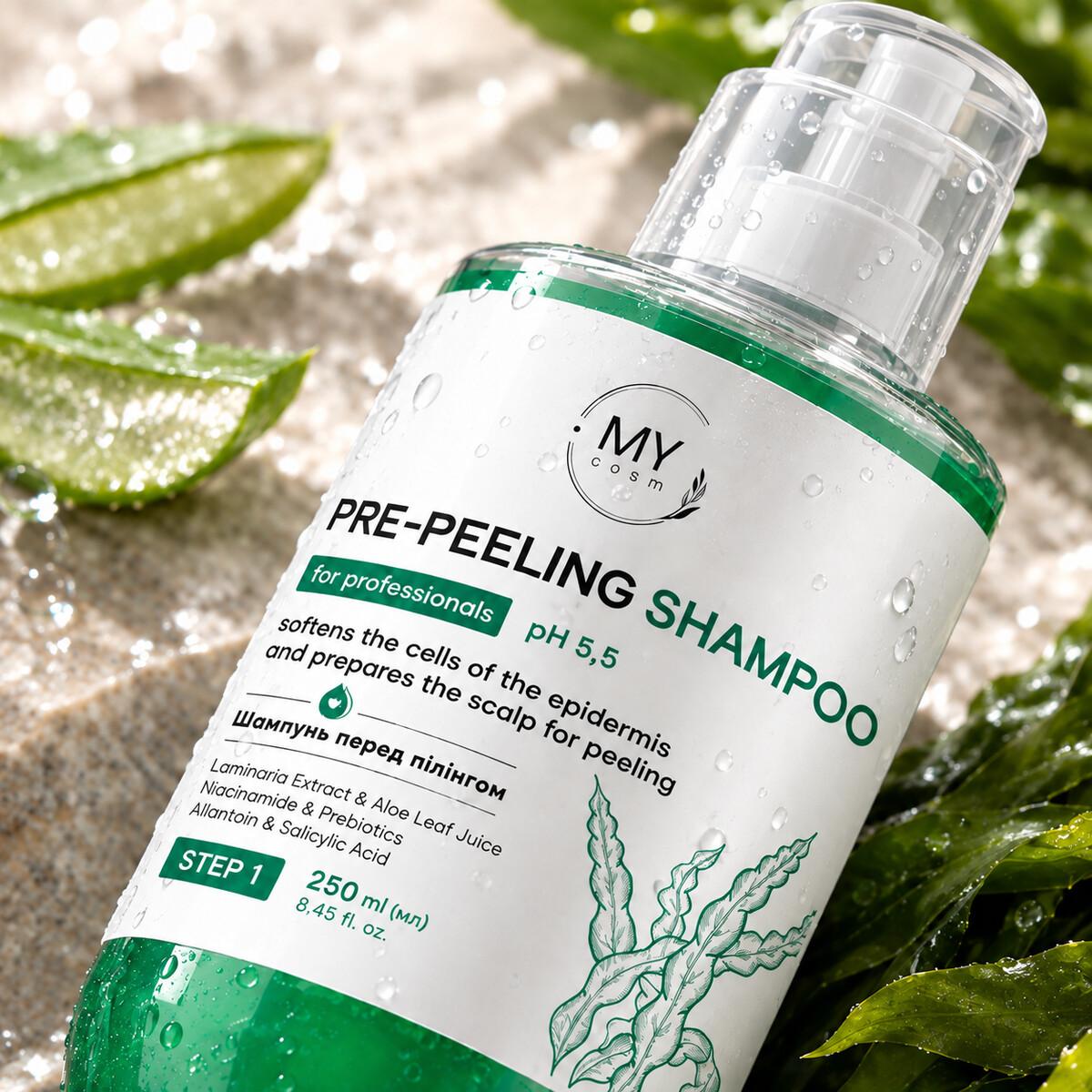 Шампунь для волосся перед пілінгом MY COSM Pre-peeling Shampoo pH 5,5, 100 мл