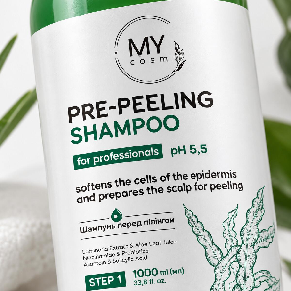 Шампунь для волосся перед пілінгом MY COSM Pre-peeling Shampoo pH 5,5, 100 мл