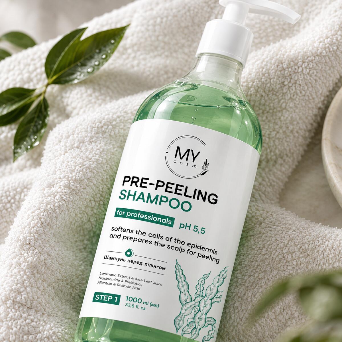 Шампунь для волосся перед пілінгом MY COSM Pre-peeling Shampoo pH 5,5, 100 мл