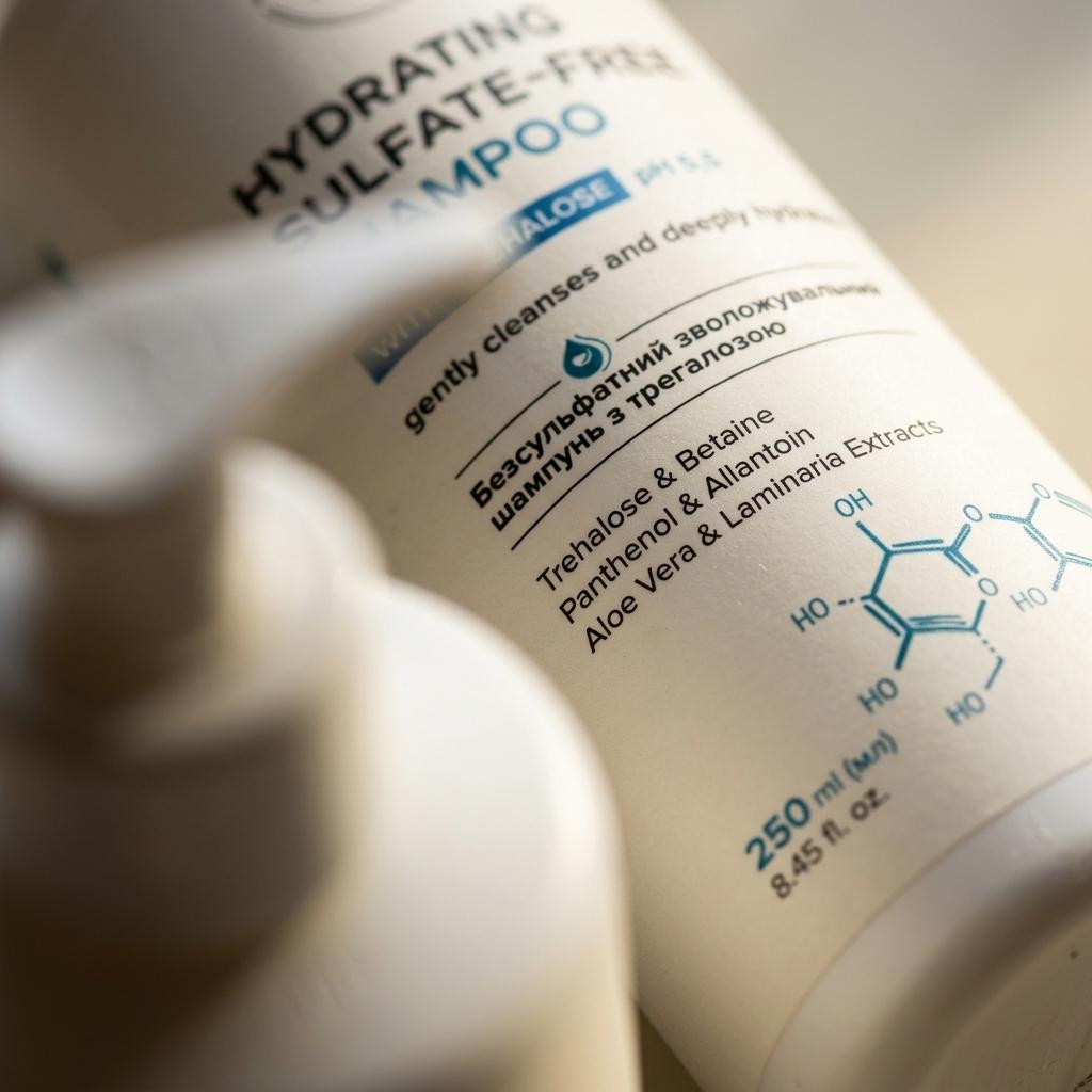 Безсульфатний зволожувальний шампунь для волосся MY COSM Hydrating Sulfate-Free Shampoo, 250 мл
