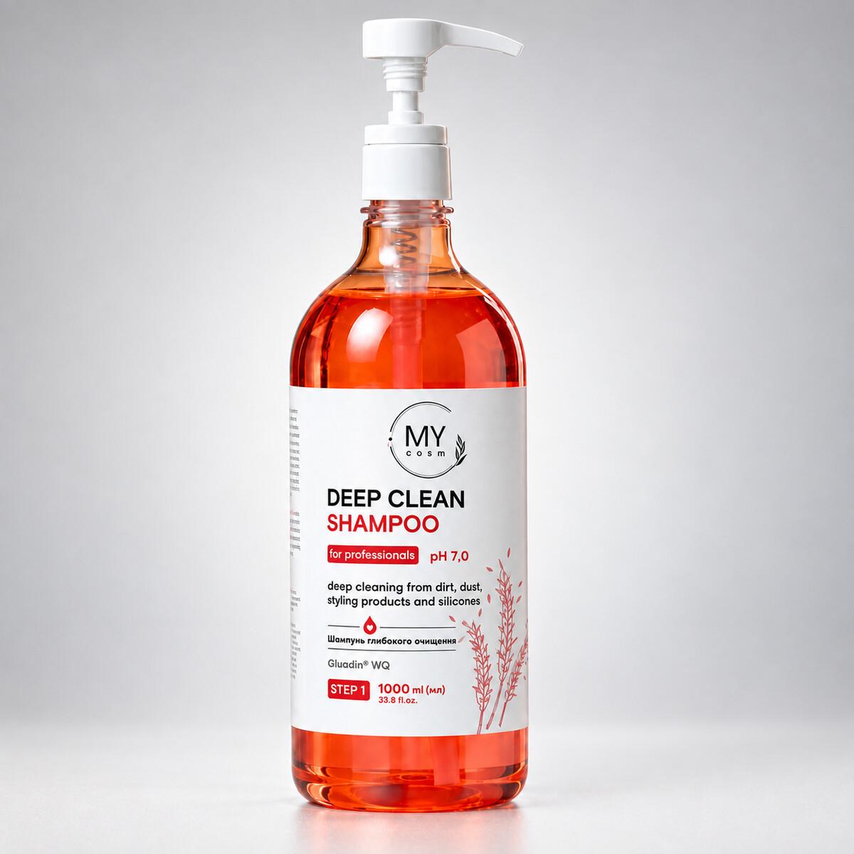 Шампунь для глибокого очищення MY COSM Deep Clean pH 7,0 [Step 1], 1000 мл