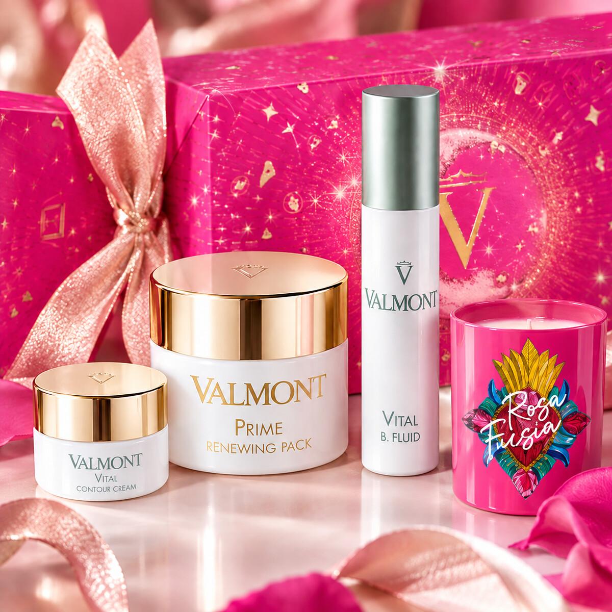 Косметичний набір Valmont Fuchsia Odyssey Vitality Cracker