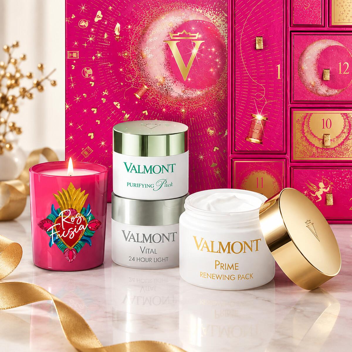 Косметичний набір [адвент-календар] Valmont Fuchsia Odyssey Advent Calendar