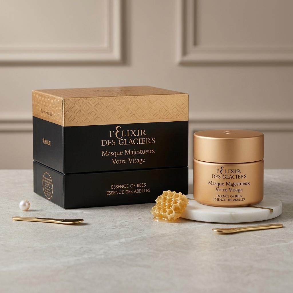 Еліксир льодовиків — розкішна маска «Ваше обличчя» Valmont Masque Majestueux Votre Visage Elixir des Glaciers / Essence of Bees, 50 мл