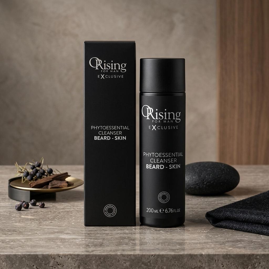 Фітоесенціальний засіб для очищення бороди та обличчя Orising For Men Exclusive Phytoessential Cleanser, 200 мл