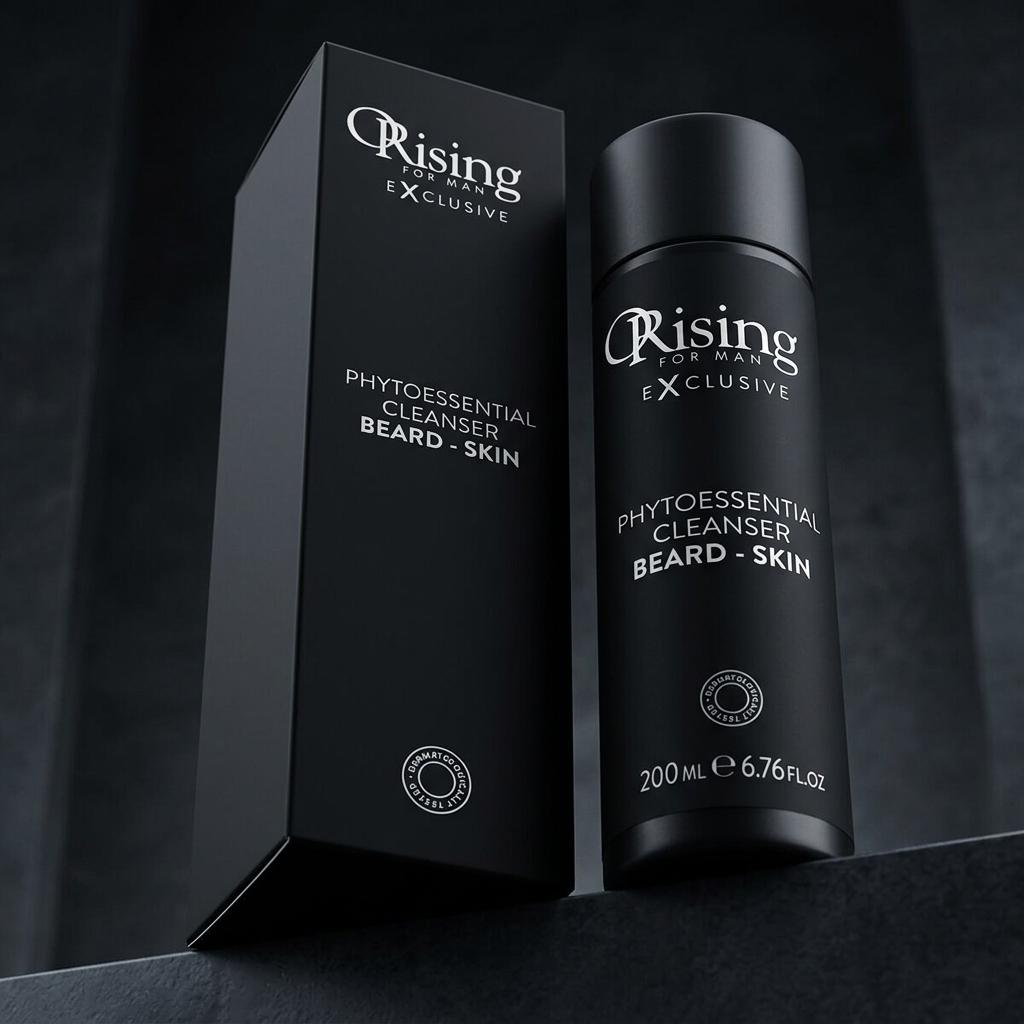 Фітоесенціальний засіб для очищення бороди та обличчя Orising For Men Exclusive Phytoessential Cleanser, 200 мл