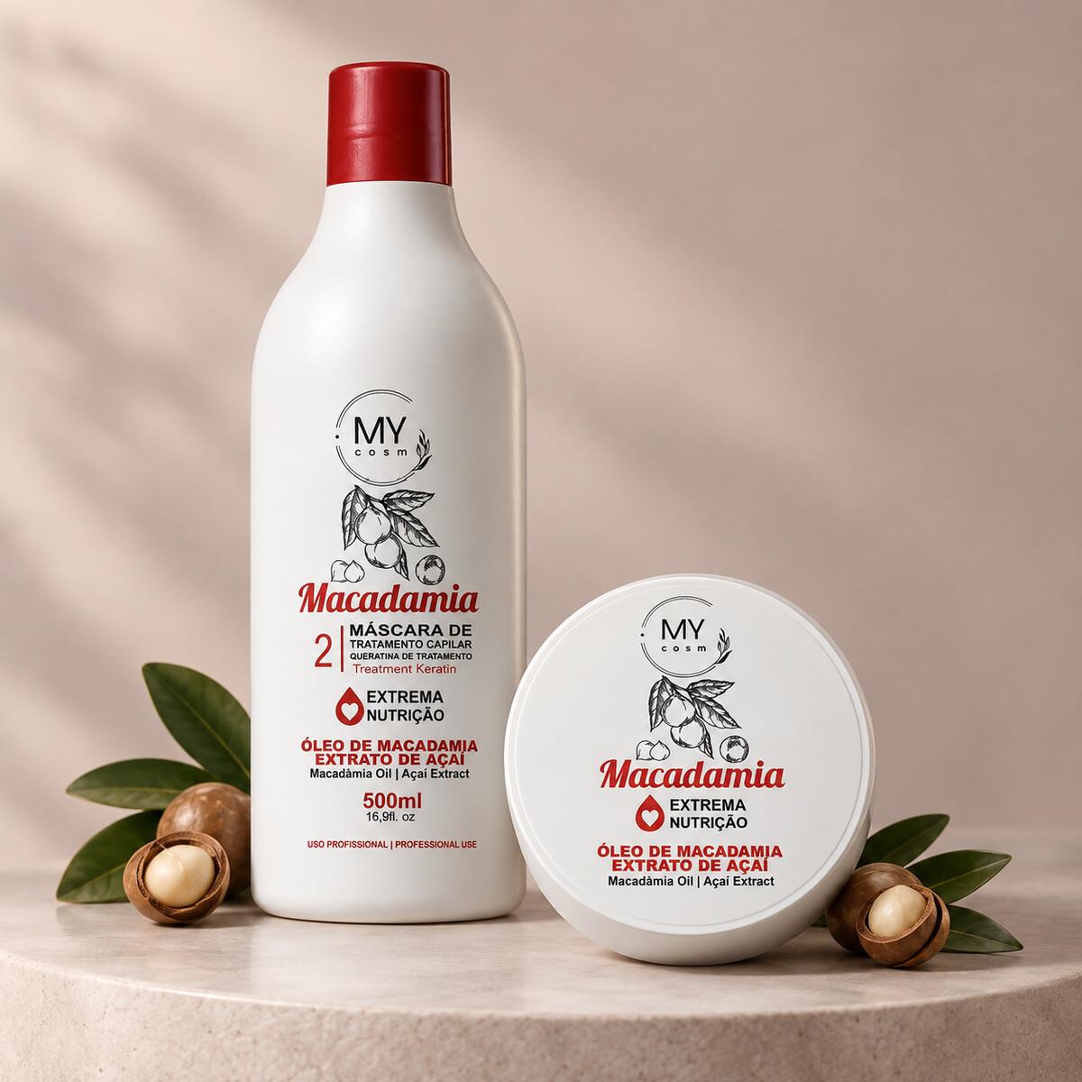 Кератин для волосся MY COSM Macadamia, 50 мл