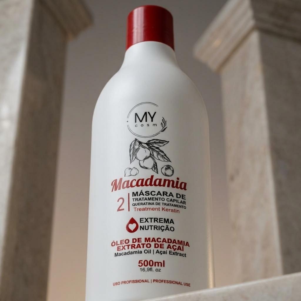 Кератин для волосся MY COSM Macadamia, 50 мл