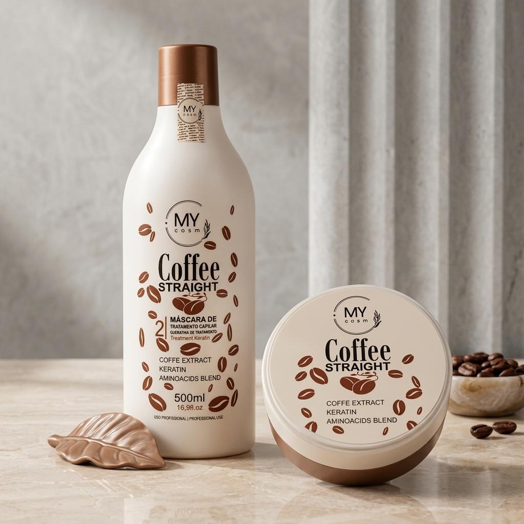 Кератин для волосся MY COSM Coffee Straight, 50 мл