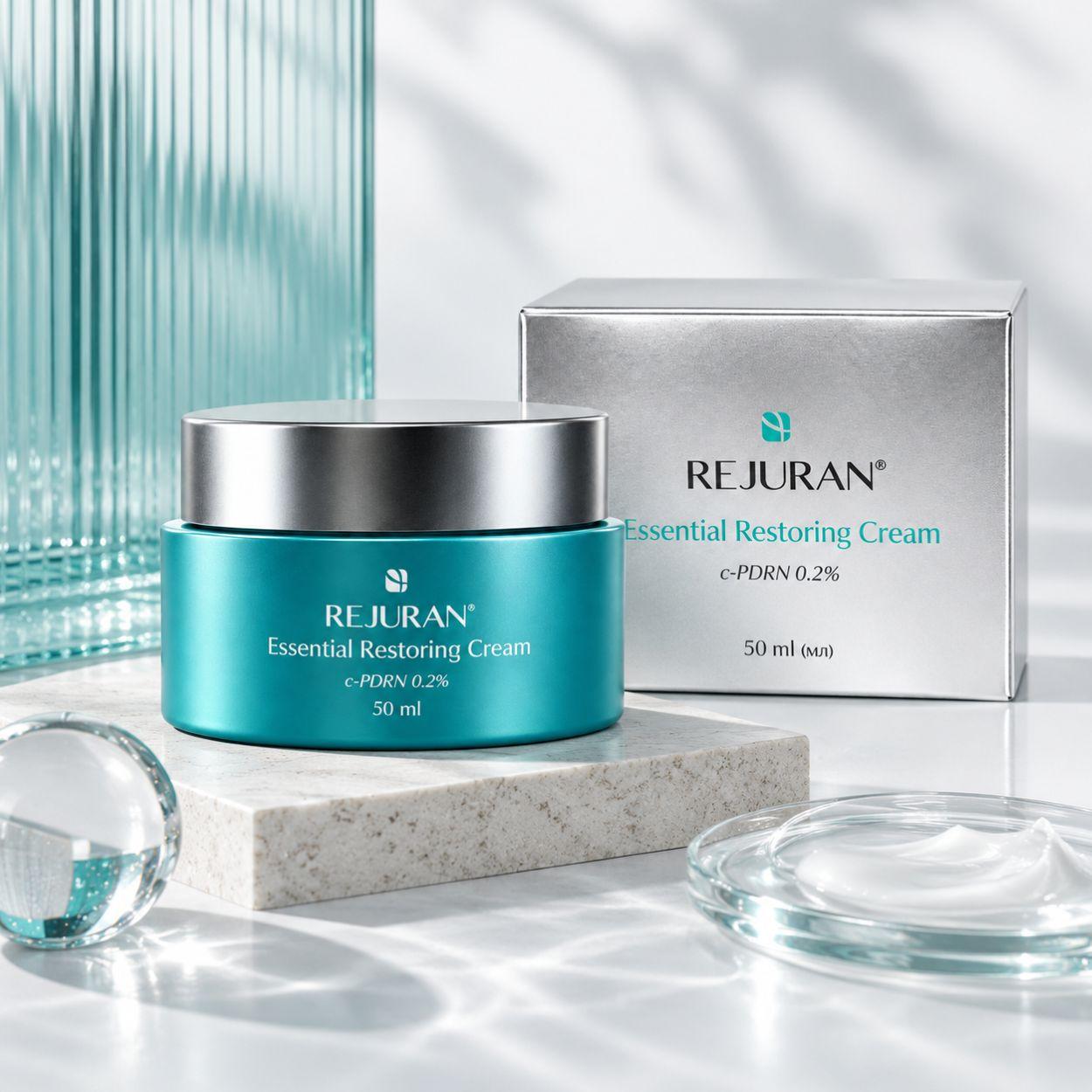 Відновлювальний крем для обличчя Rejuran Essential Restoring Cream з c-PDRN 0,2%, 50 мл