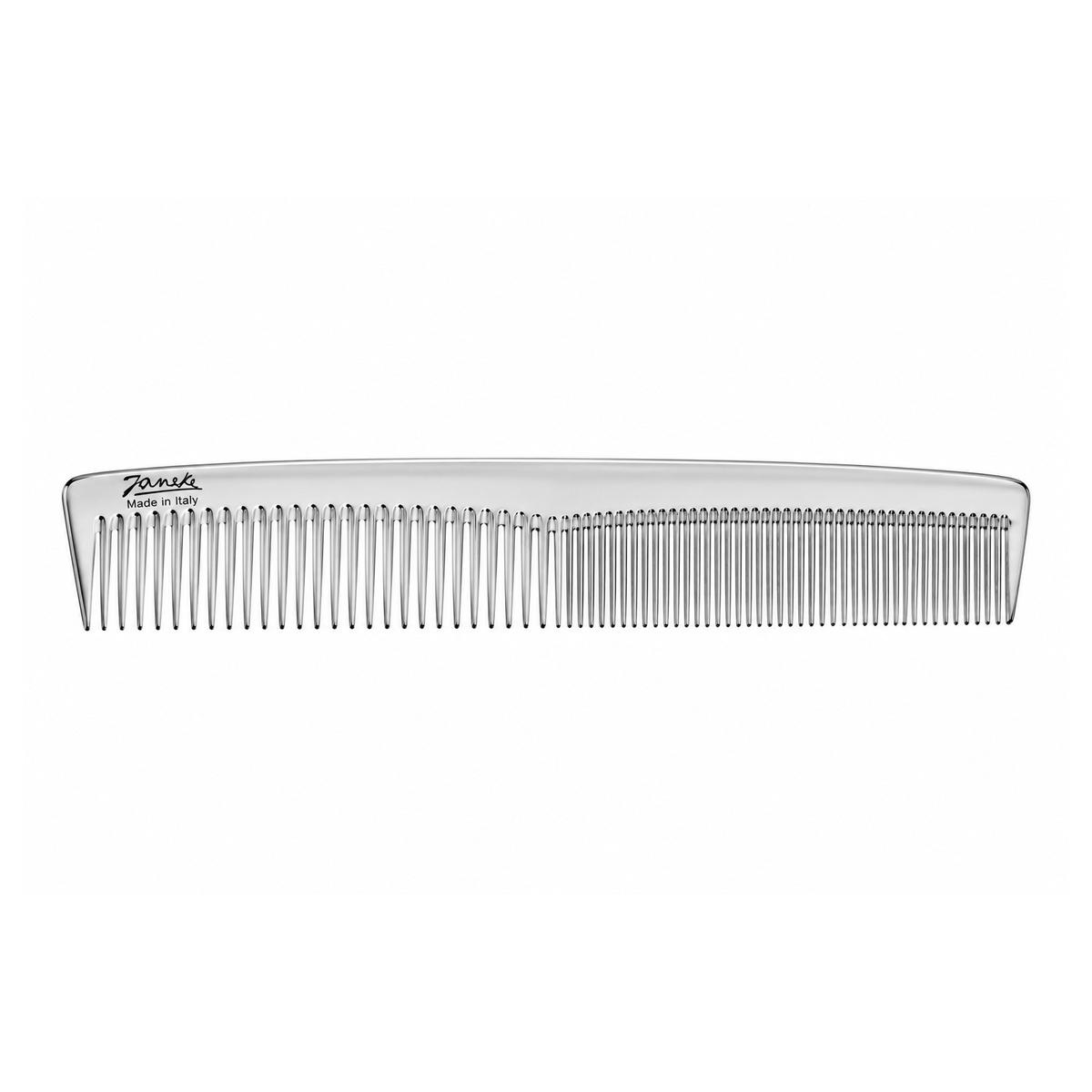 Гребінь з подвійними зубчиками Janeke Superbrush срібний