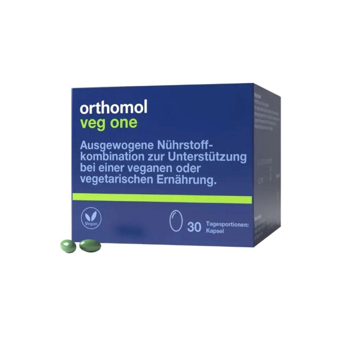 Orthomol Veg One капсулы для веганов, 30 днів №30