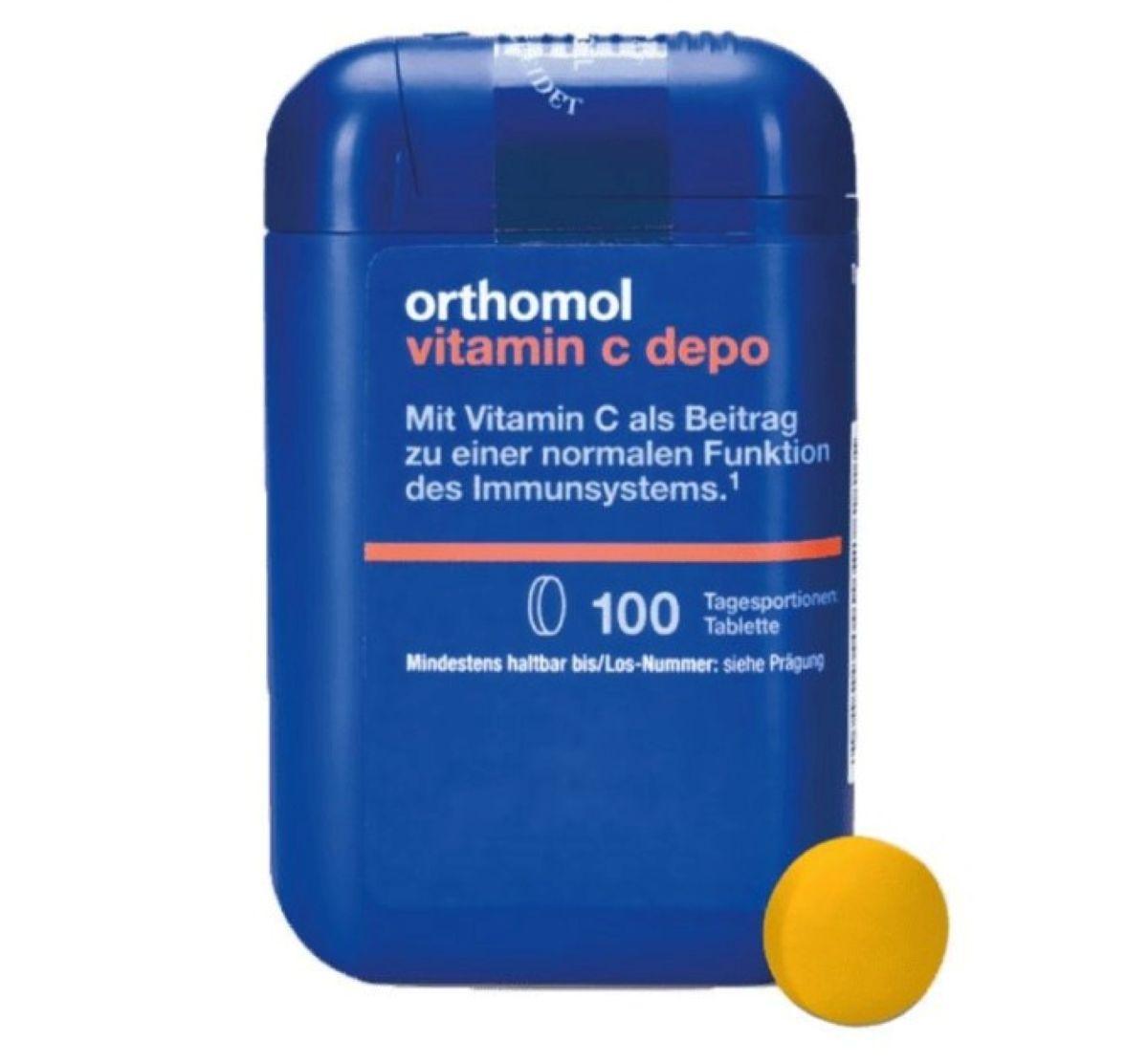 Orthomol Vitamin C depo (для підтримки імунної системи, (таблетки) №100, 100 табл.
