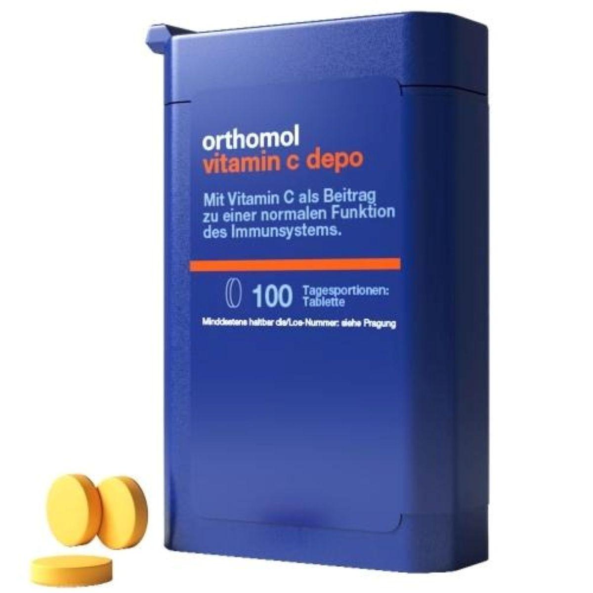 Orthomol Vitamin C depo (для підтримки імунної системи, (таблетки) №100, 100 табл.