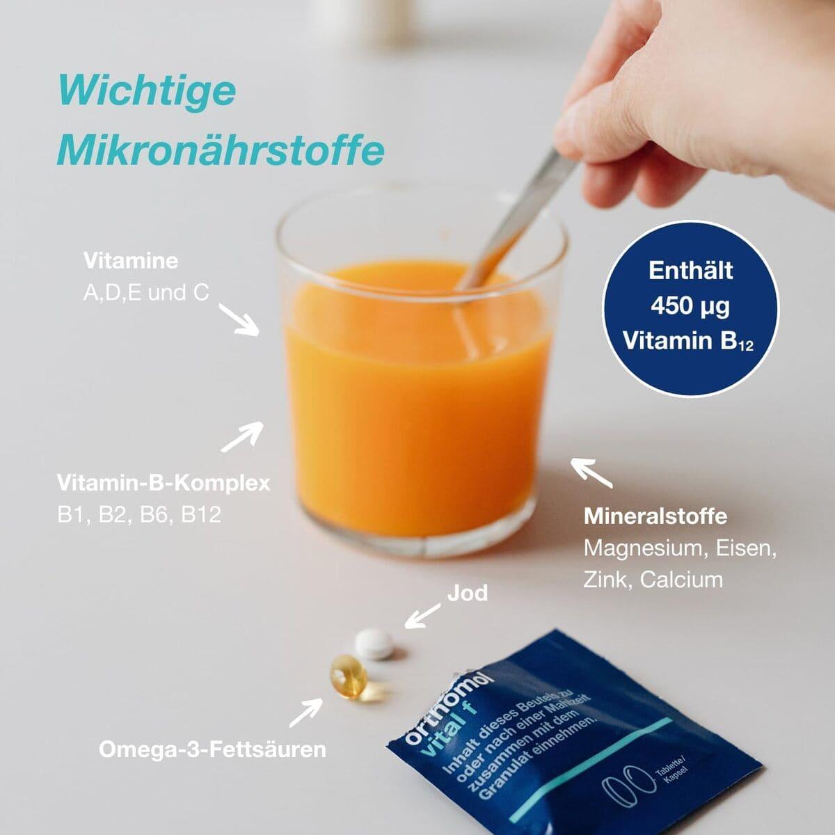 Orthomol Vital F Вітамінно-мінеральний комплекс, капсули №30, 30 днів