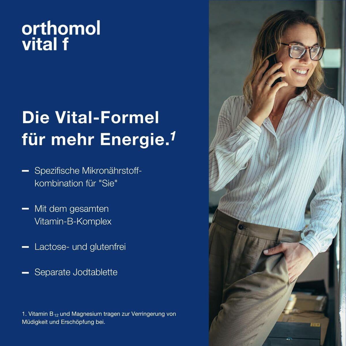 Orthomol Vital F Вітамінно-мінеральний комплекс, капсули №30, 30 днів