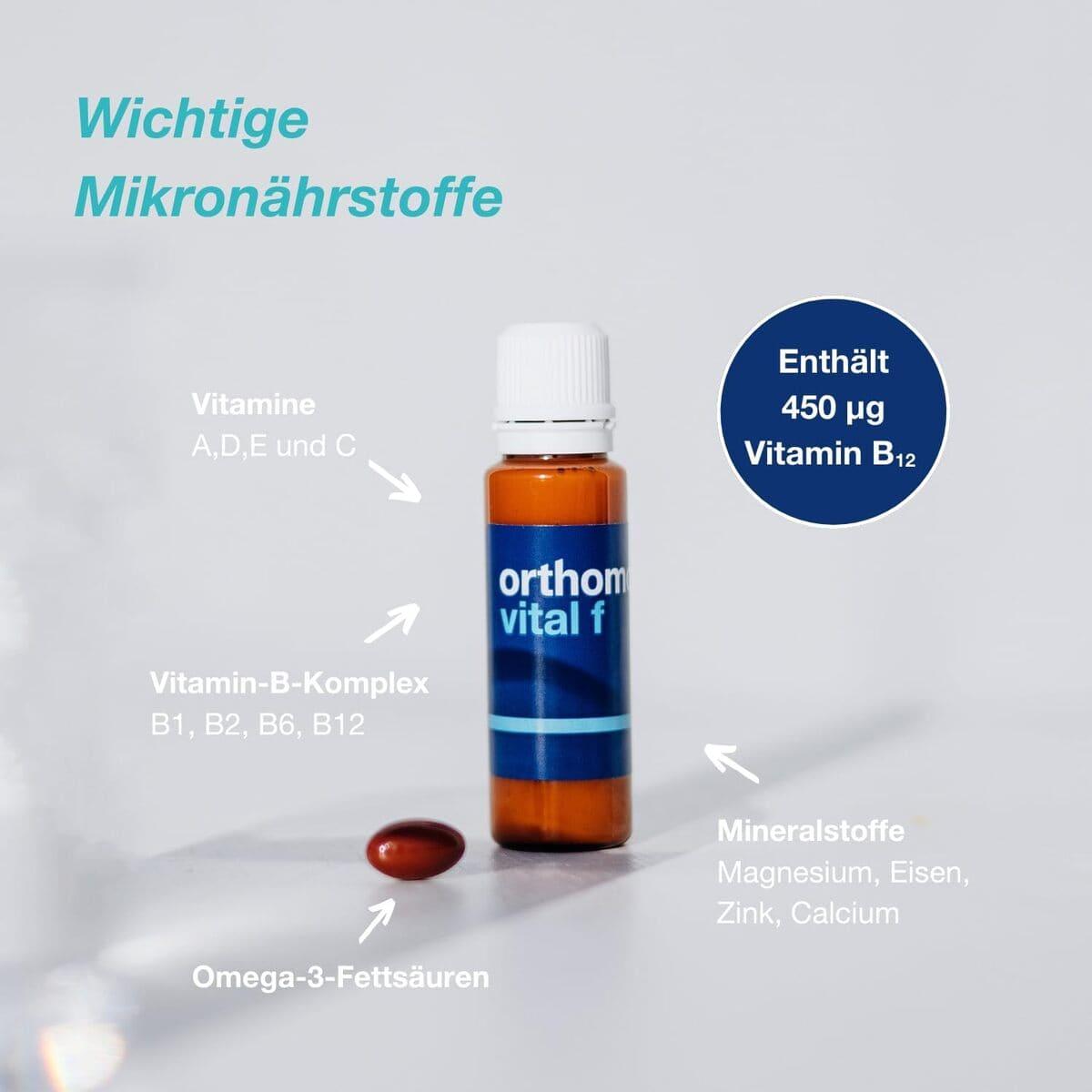 Orthomol Vital F Вітамінно-мінеральний комплекс (питна суспензія-капсули) №7, 7 днів