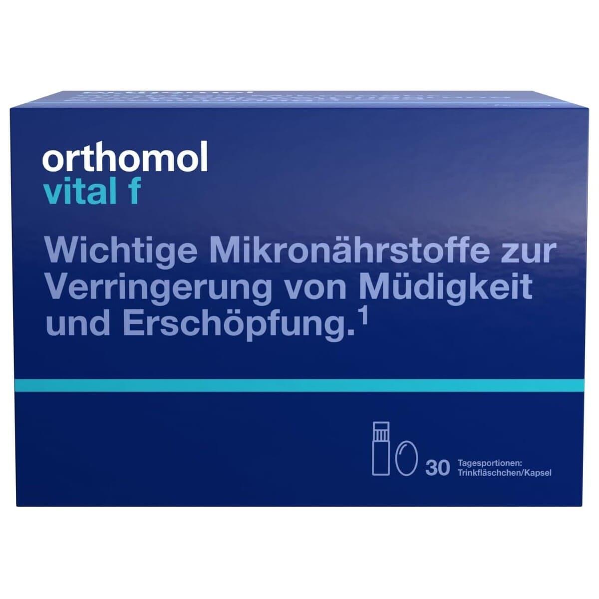 Orthomol Vital F Вітамінно-мінеральний комплекс (питна суспензія-капсули) №7, 7 днів