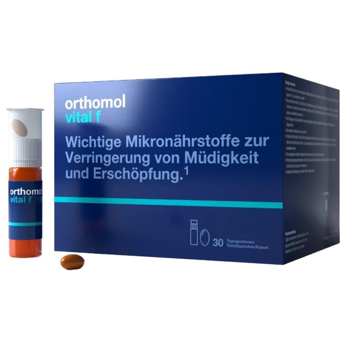 Orthomol Vital F Вітамінно-мінеральний комплекс (питна суспензія-капсули) №7, 7 днів