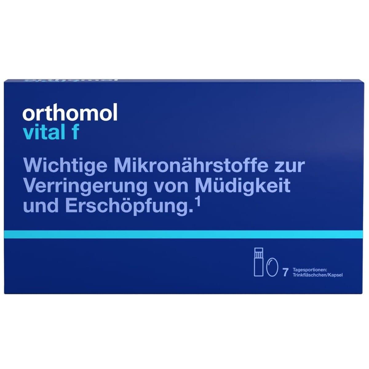 Orthomol Vital F Вітамінно-мінеральний комплекс (питна суспензія-капсули) №7, 7 днів