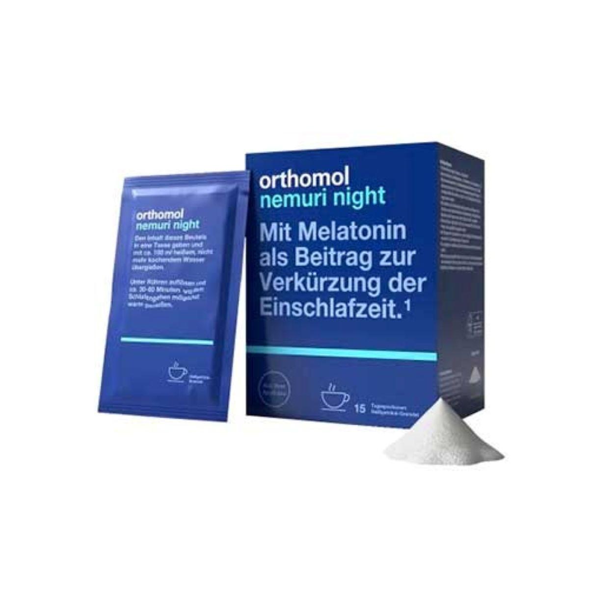 Orthomol Nemuri night гранули для здорового сну №15, 15 днів