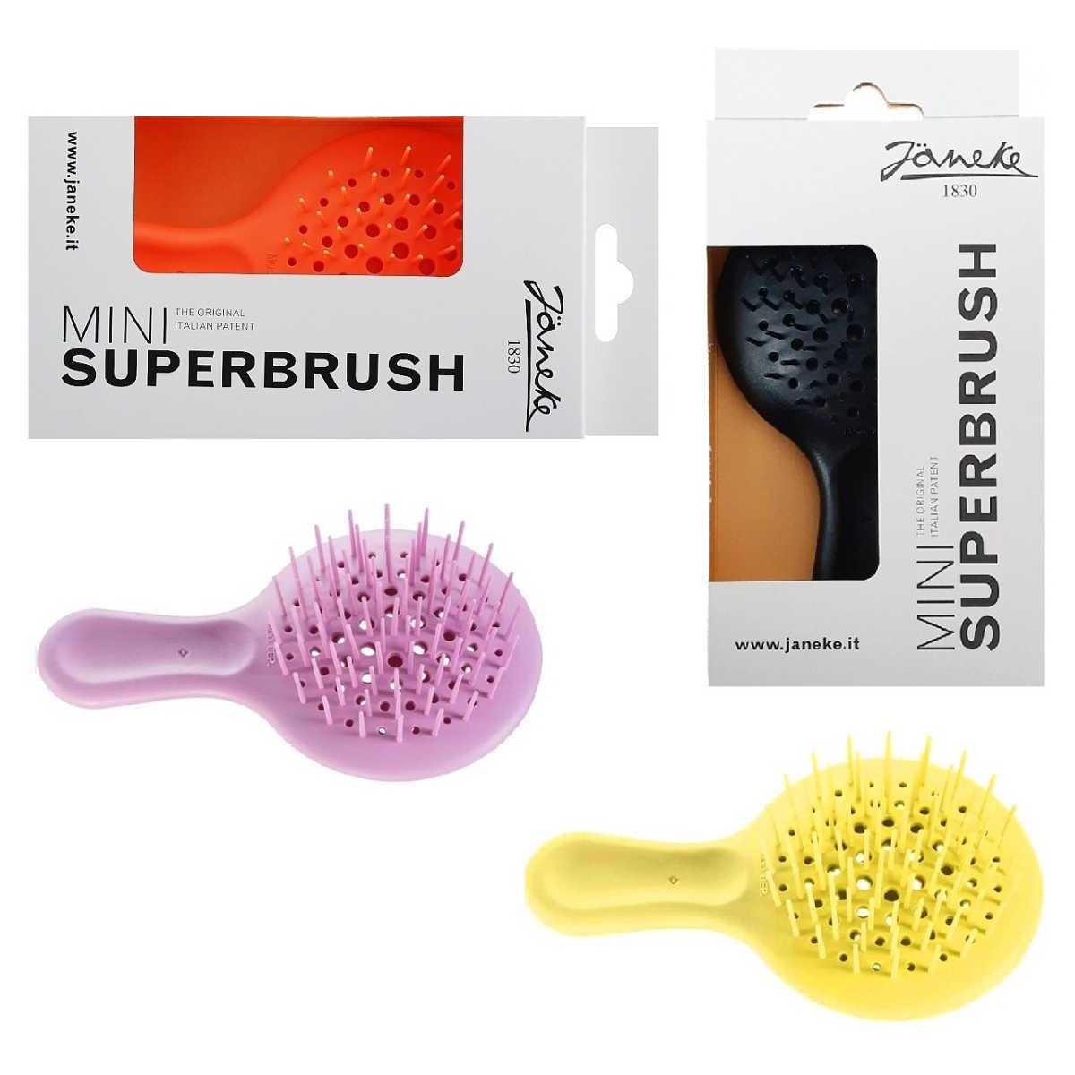 Гребінець для волосся Janeke Superbrush Mini Original (кольори в асортименті уточнювати у менеджера)