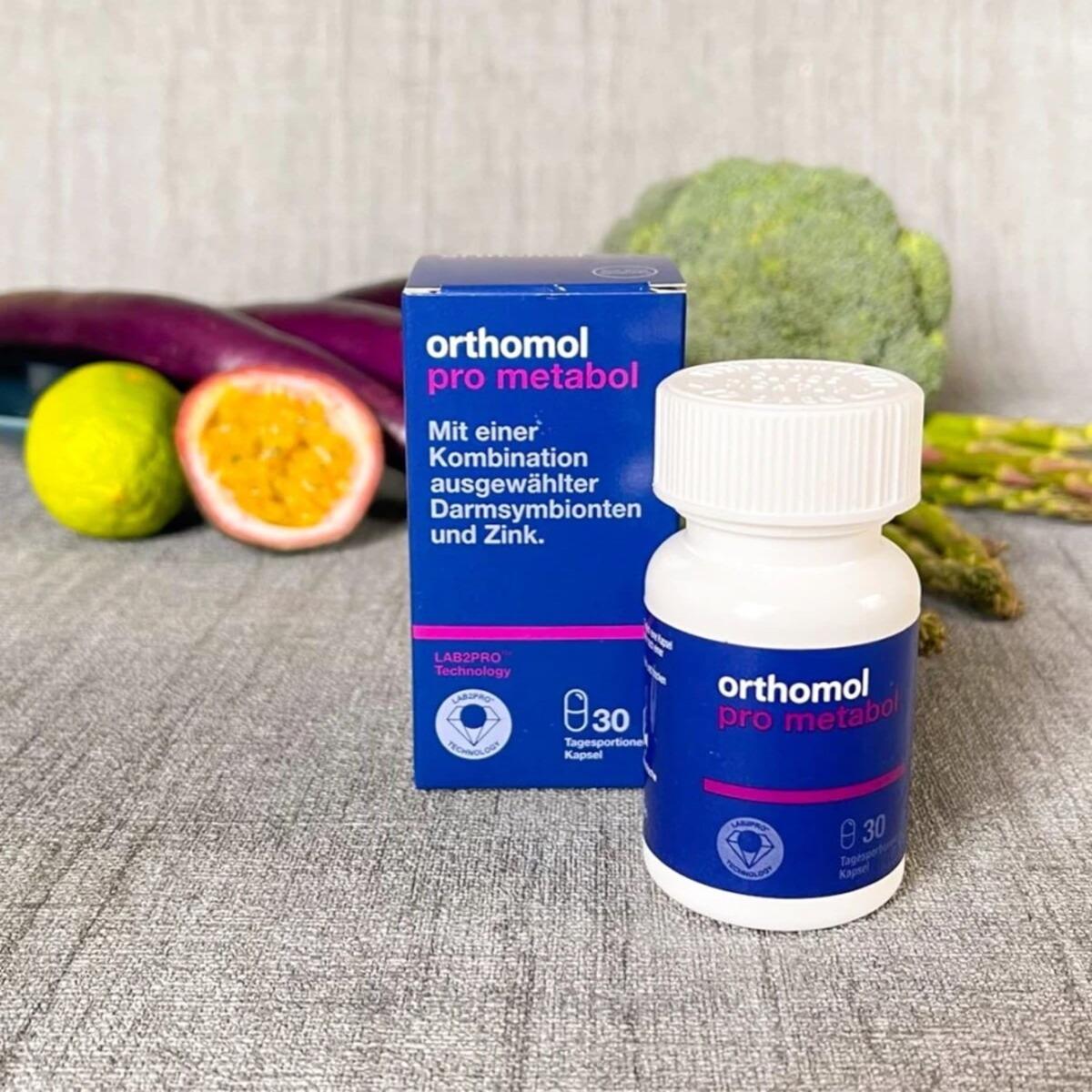 Orthomol Pro Metabol Вітамінний комплекс для підтримки кишківника (капсули) №30, 30 днів