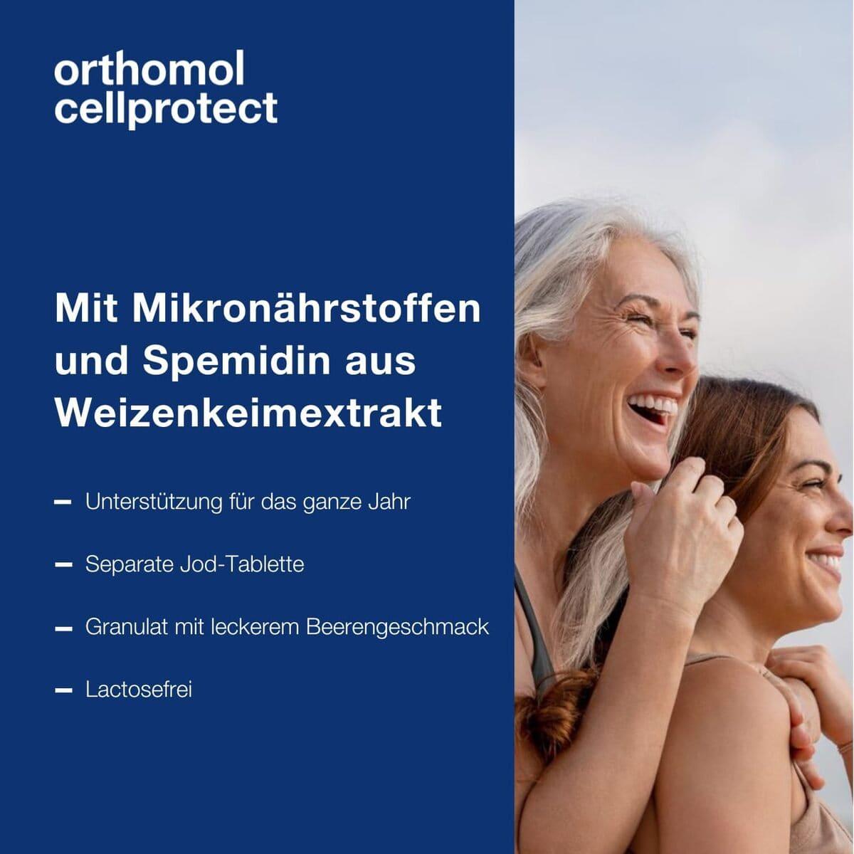 Orthomol Cellprotect new Гарне самопочуття у похилому віці (гранули + таблетки + капсули на 30 днів), 30 днів