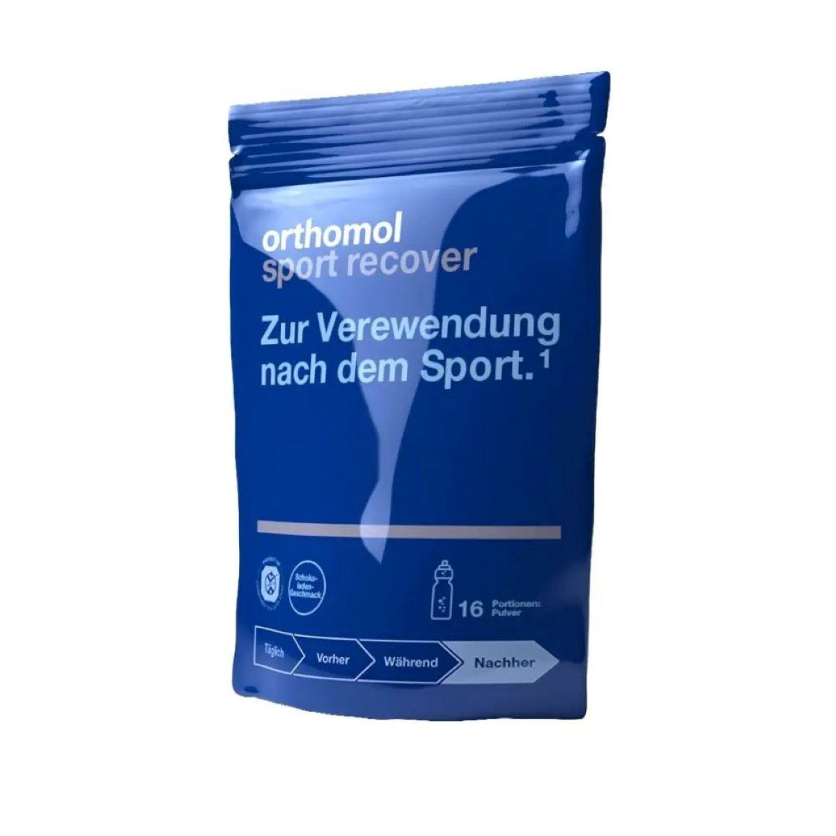Orthomol Sport Recover №16 (порошок зі смаком шоколаду), 16 днів