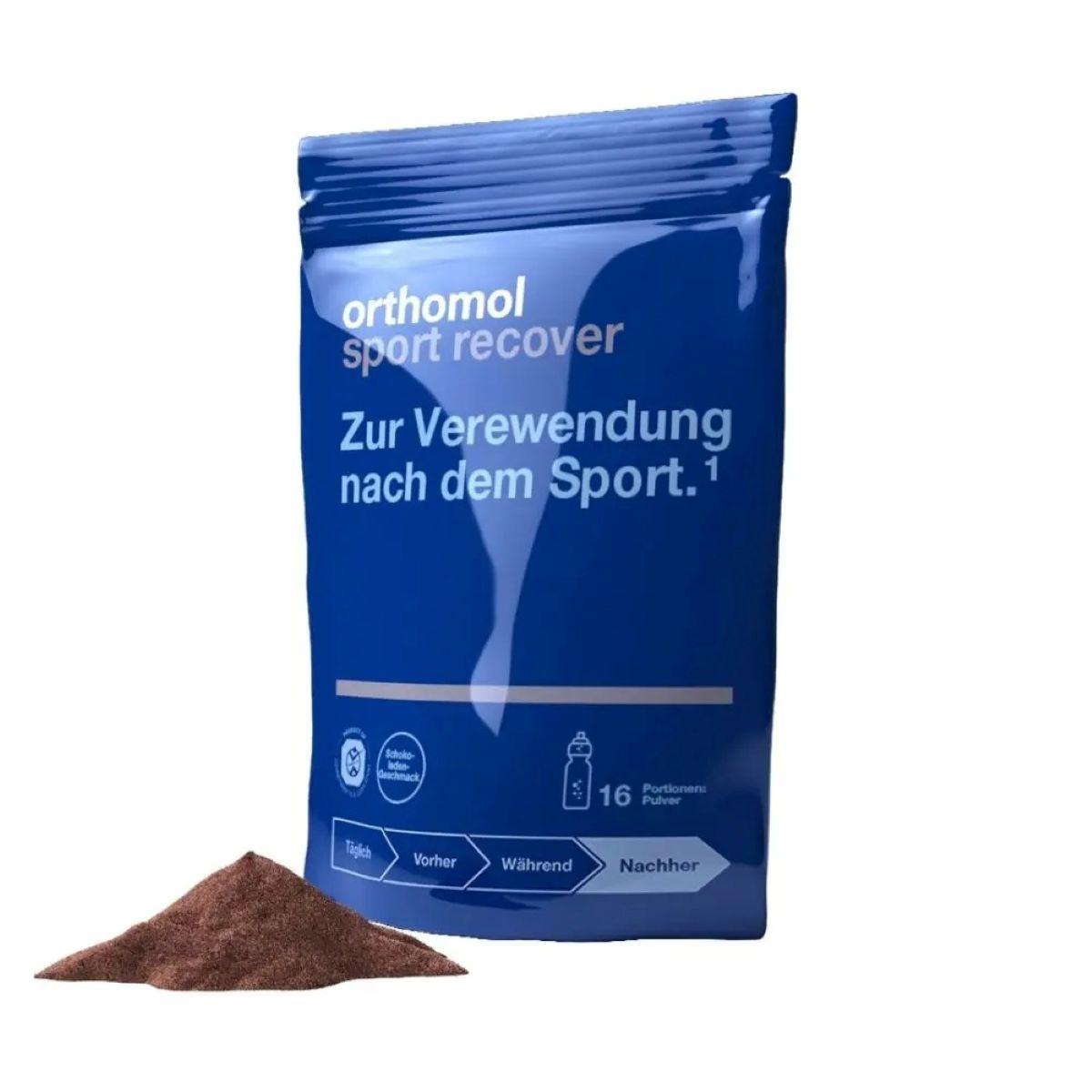 Orthomol Sport Recover №16 (порошок зі смаком шоколаду), 16 днів